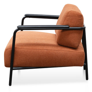 Owen Armchair Black Orange
