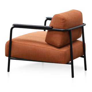 Owen Armchair Black Orange