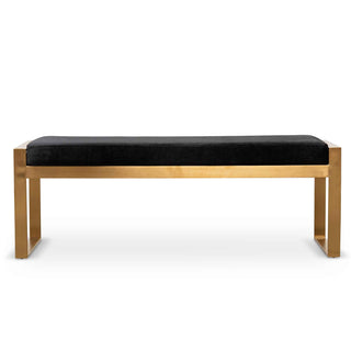 Fitzroy Ottoman Black Gold