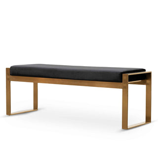 Fitzroy Ottoman Black Gold