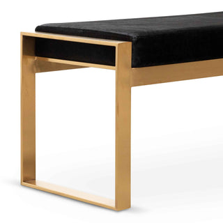 Fitzroy Ottoman Black Gold