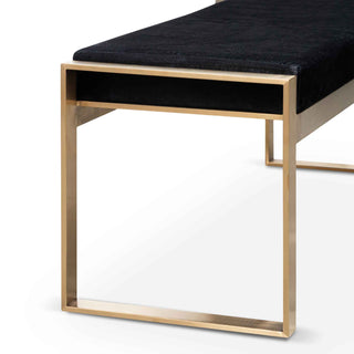 Fitzroy Ottoman Black Gold