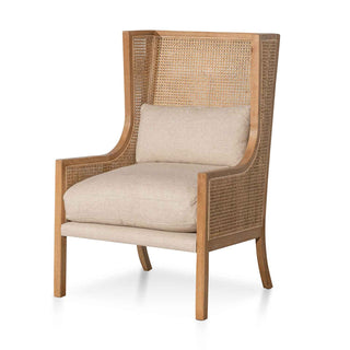Hornsby Armchair White Natural Sand Tan