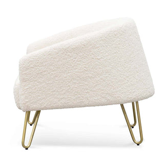 Randwick Armchair White Gold Ivory