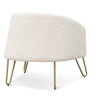 Randwick Armchair White Gold Ivory