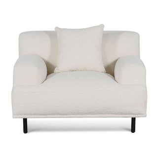 Finn Armchair Black White Ivory