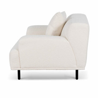 Finn Armchair Black White Ivory