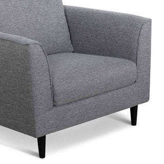 Ruby Armchair Black Grey