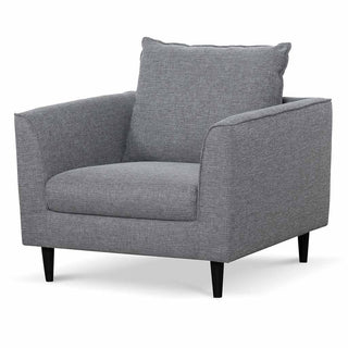 Ruby Armchair Black Grey