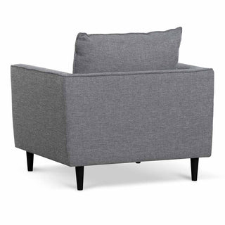 Ruby Armchair Black Grey