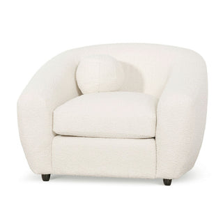 Ethan Armchair White Ivory