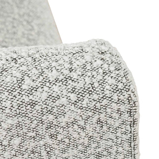 Chloe Armchair White Charcoal