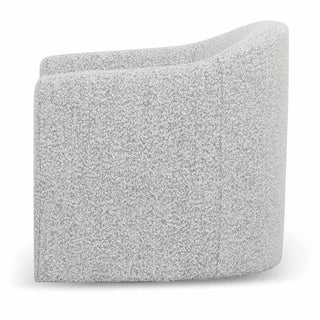 Chloe Armchair White Charcoal