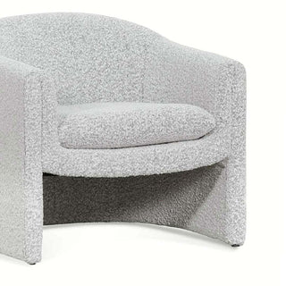 Chloe Armchair White Charcoal