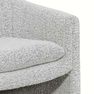 Chloe Armchair White Charcoal