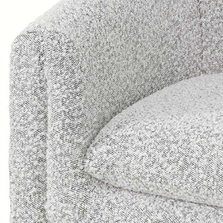 Chloe Armchair White Charcoal