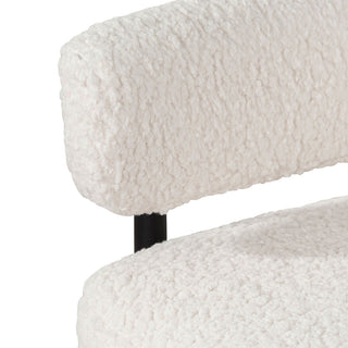 Grace Armchair Black White Ivory