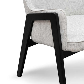 Eliza Armchair Grey Silver Natural