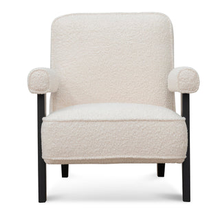 Harper Armchair White Ivory