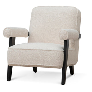Harper Armchair White Ivory