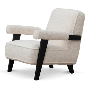 Harper Armchair White Ivory