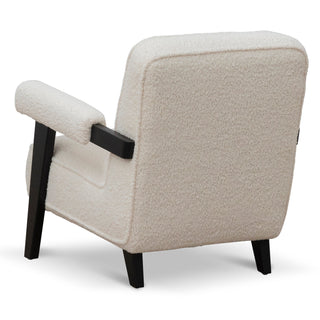 Harper Armchair White Ivory