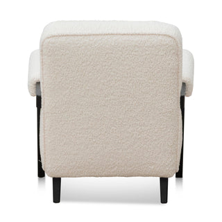 Harper Armchair White Ivory