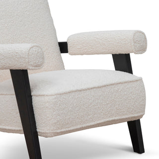 Harper Armchair White Ivory