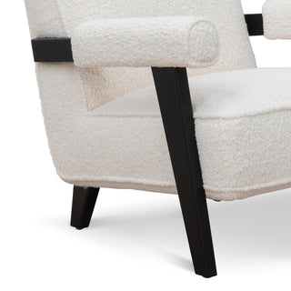 Harper Armchair White Ivory