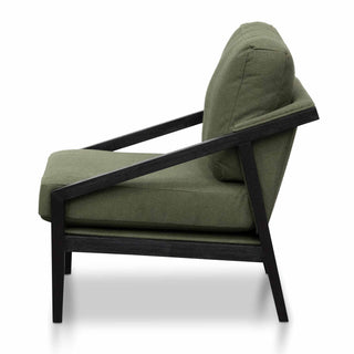 Grace Armchair Black Green
