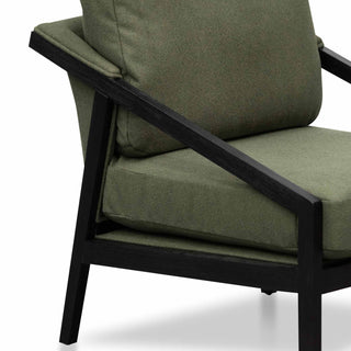 Grace Armchair Black Green