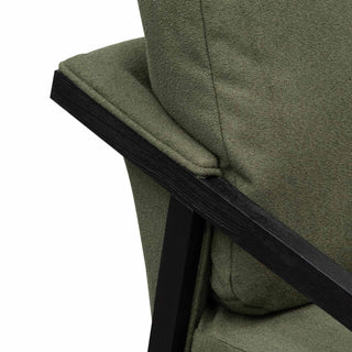 Grace Armchair Black Green