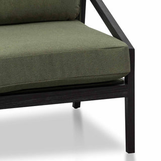 Grace Armchair Black Green