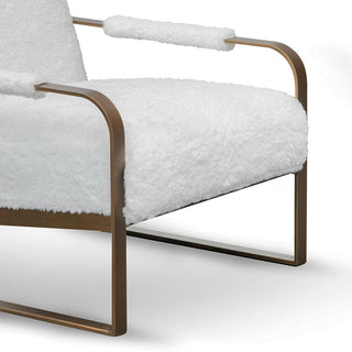 Eliza Armchair White Gold