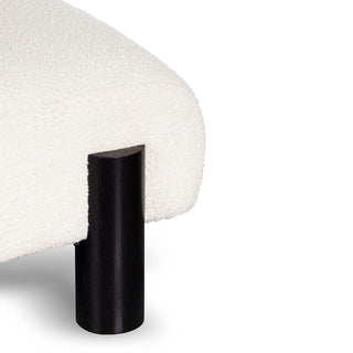 Hudson Armchair White Ivory