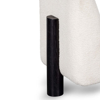Hudson Armchair White Ivory