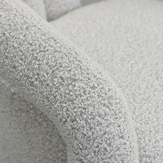 Preston Armchair White Charcoal Red
