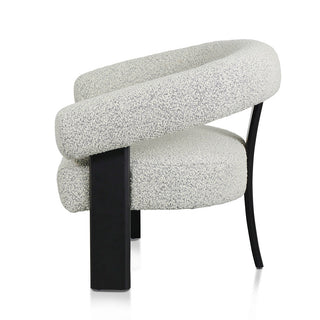 Noosa Armchair White Charcoal Blue