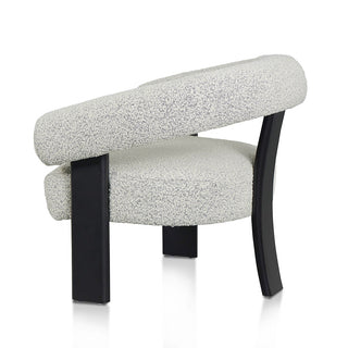 Noosa Armchair White Charcoal Blue