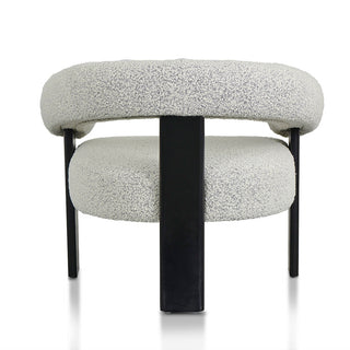 Noosa Armchair White Charcoal Blue