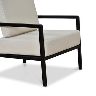 Oscar Armchair Black Beige