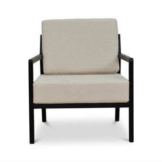 Oscar Armchair Black Beige