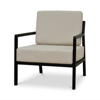 Oscar Armchair Black Beige