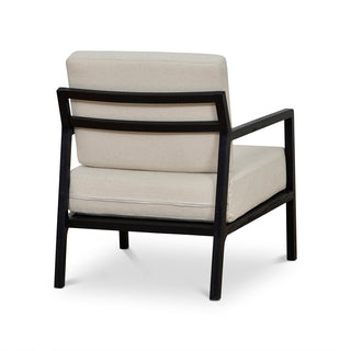 Oscar Armchair Black Beige