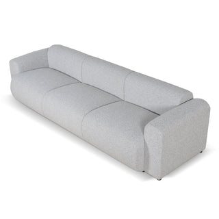 Aria Sofa Grey Silver Tan