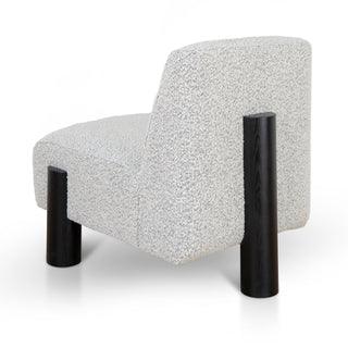 Fitzroy Armchair White Charcoal