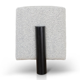 Fitzroy Armchair White Charcoal