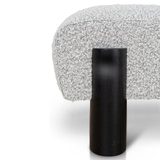 Fitzroy Armchair White Charcoal