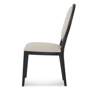 Hobart Dining Chair Black Beige