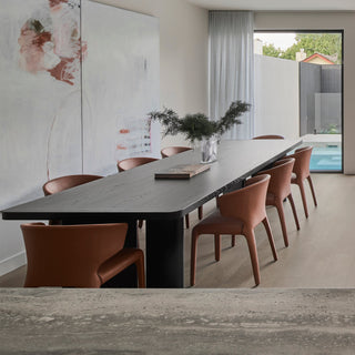 James Dining Table Black Blue